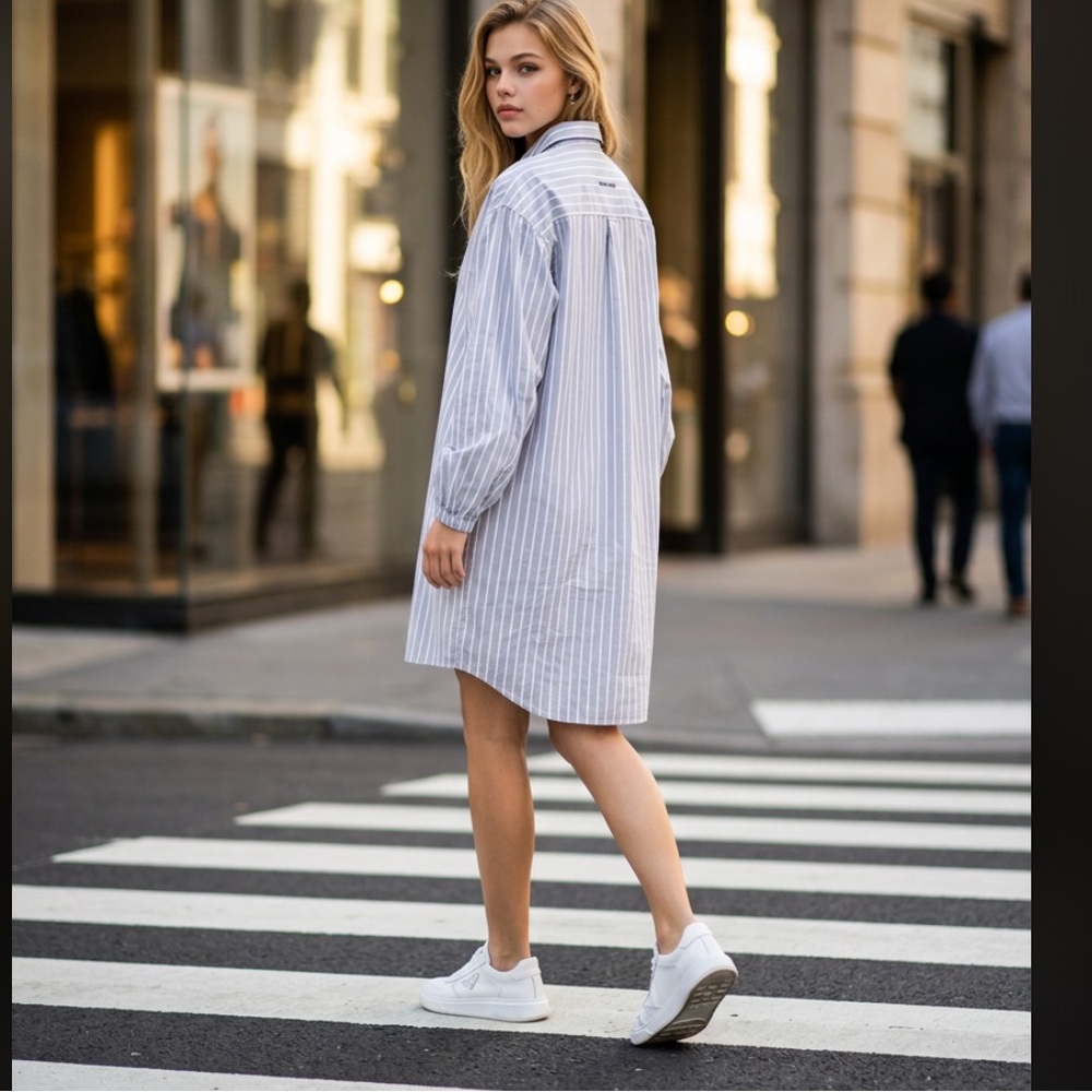 Miu Miu Oversized Shirt Dress Size 38 IT - Picture 2 of 16